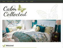 Tablet Screenshot of calmandcollected.us